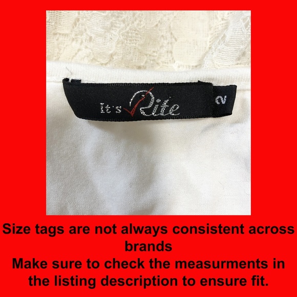 It's Rite cream T with lace and sequined top - Picture 4 of 5